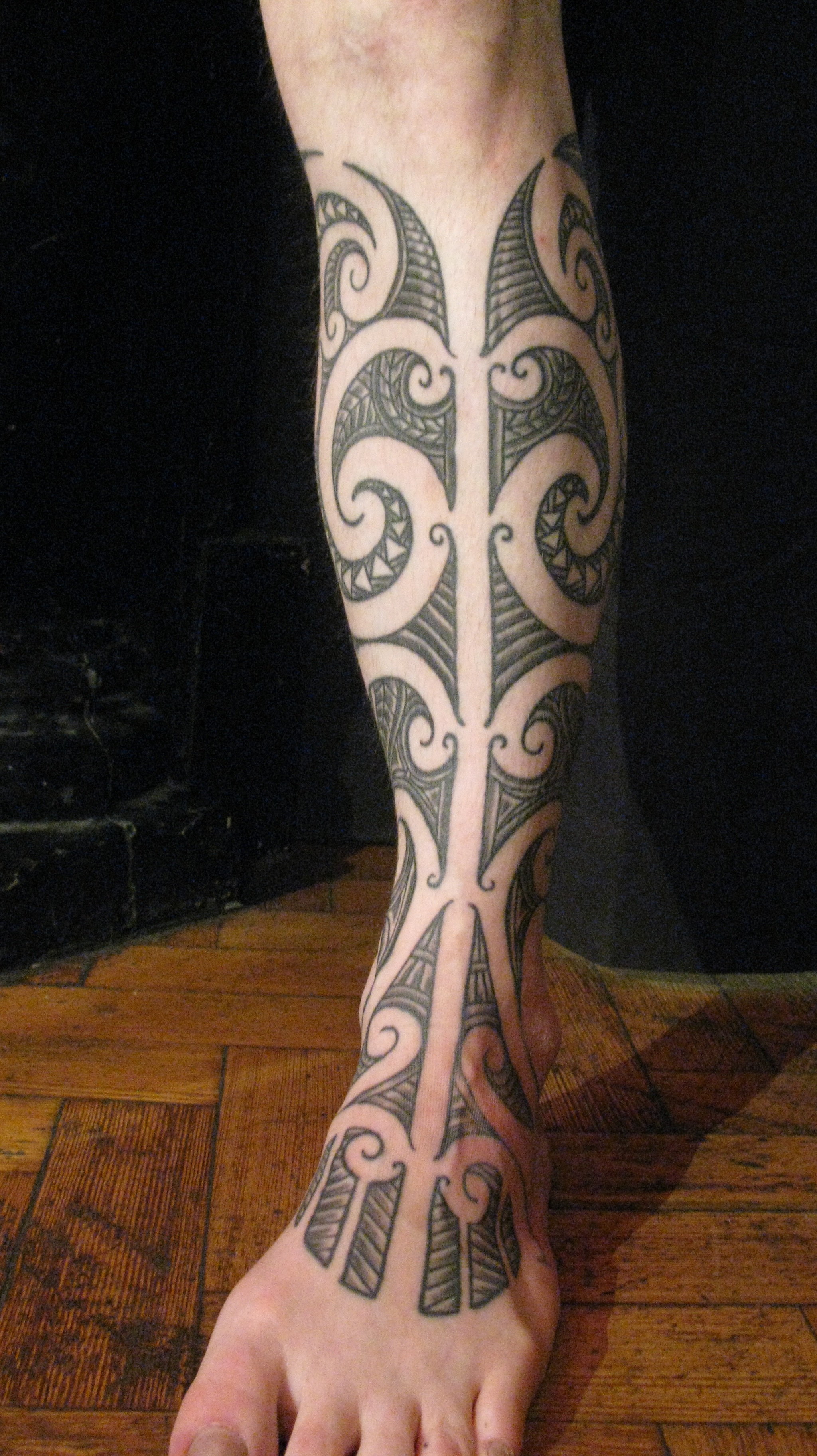 Kirituhi Maori Style Leg